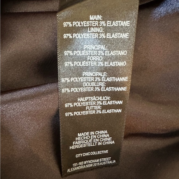 City Chic Pleat Desire Formal Event Midi Dress - Navy Sz L/20 - Picture 8 of 11